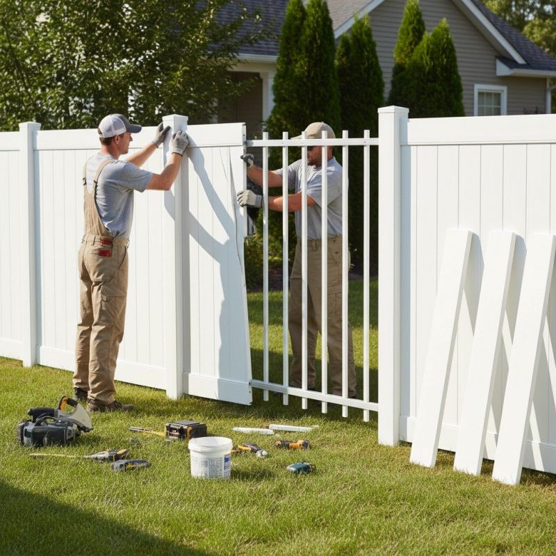 Garden Fence Installation
