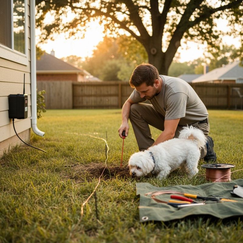 Garden Fence Installation